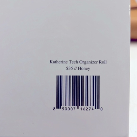 GLASS LADDER & CO. Katherine Tech Organizer Roll Vegan Leather New - Picture 5 of 6